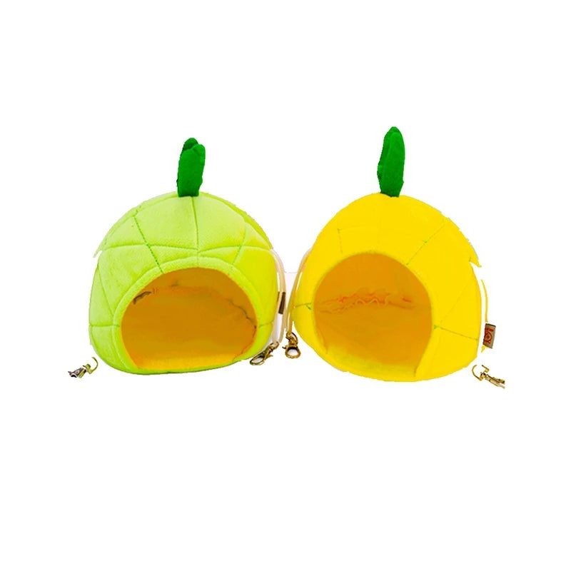 Reconfortante cama pequeña para dormir con forma de piña (Tamaño:15*14.5*18cm) - El rincón de Dolly y Chilo