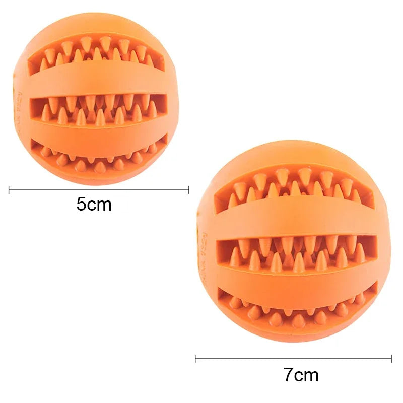 Excelente pelota de juguete para entreno y limpieza dental - El rincón de Dolly y Chilo