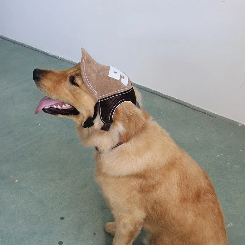 Dog Hat Dog Sunscreen Cap Baseball Cap Outdoor Sports Hat Ear Holes Adjustable Pet Cap Small To Medium Dog Large Dog - El rincón de Dolly y Chilo